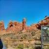 Motorcycle Road arches-national-park-- photo